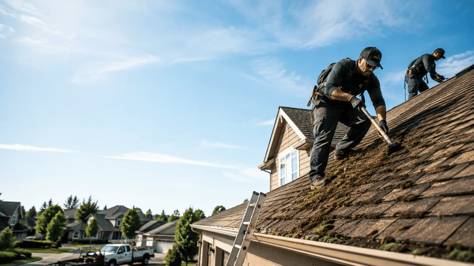 Roof Moss Removal in Marshall, TX near me